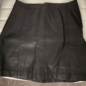FREE PEOPLE pleather skirt